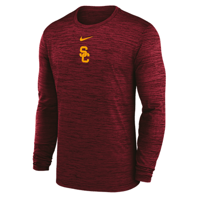 USC Sideline Velocity Men's Nike Dri-FIT College Long-Sleeve